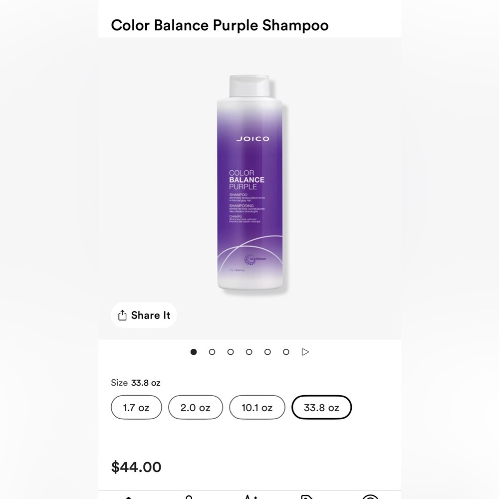 Joico Purple Color Balance Shampoo